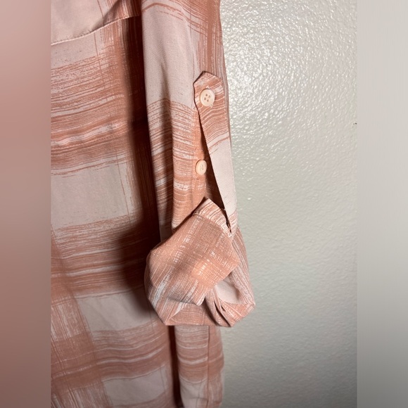 New York & Company Sheer Plaid Blouse – Size XL - Picture 5 of 5